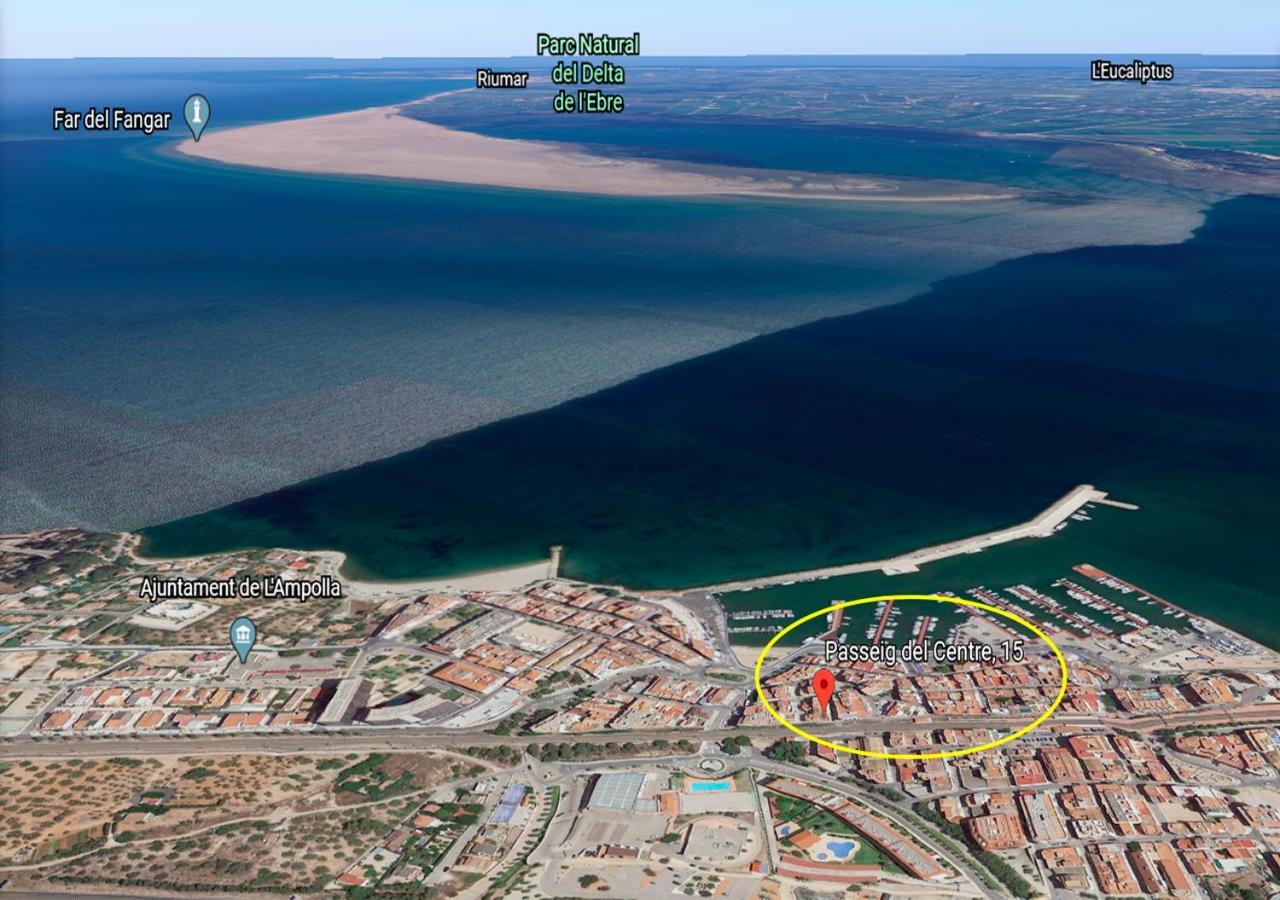 Apt Ideal Para Familias Cerca Del Mar L'Ampolla Esterno foto